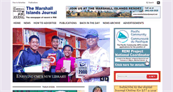 Desktop Screenshot of marshallislandsjournal.com